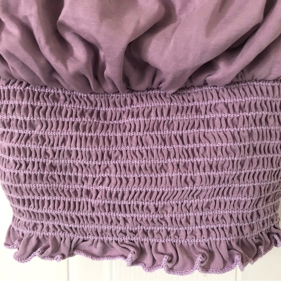 URBAN OUTFITTERS Purple Modal Smocked Tank Top - Picture 8 of 9